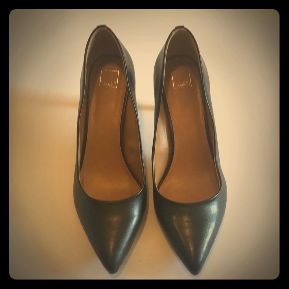 Black 14th and Union Leather Heels